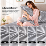 Pillowcases, Set of 2 – Viscose from Bamboo or Polyester Satin - 9