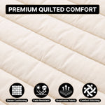 2-Person Quilted Outdoor Hammock 12FT – Double Layer with Pillow & Storage - 9