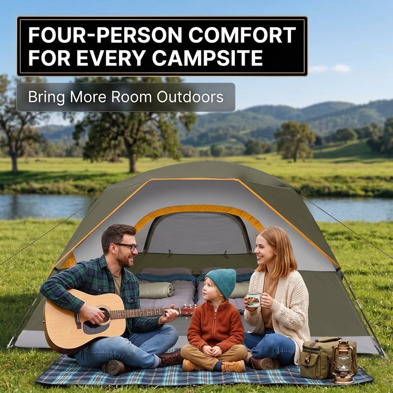 2-4 Person Dome And Cabin Camping Tents - 9