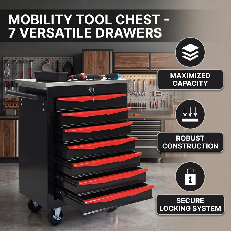 Portable Metal Tool Box Organizer – Compact & Large Options - 9