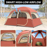 5–8 PERSON FAMILY DOME CAMPING TENT – WATERPROOF OUTDOOR TENT WITH RAINFLY & CARRY BAG - 9