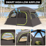 5–8 PERSON FAMILY DOME CAMPING TENT – WATERPROOF OUTDOOR TENT WITH RAINFLY & CARRY BAG - 9