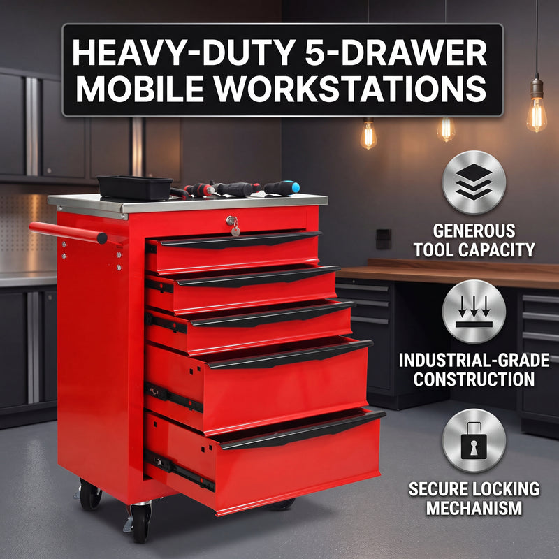 Portable Metal Tool Box Organizer – Compact & Large Options - 9