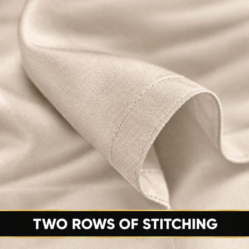 Bamboo Cooling Sheets – 300TC Viscose Sateen Sheet Set - 9