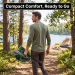 Outdoor 4-Piece Folding Chair and Table Set – Perfect for Camping and Picnics - 9