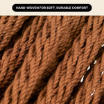 Handwoven Mayan Rope Double Hammock with Tree Straps, Carabiners & Carry Bag - 9