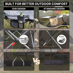 Premium Reclining Outdoor Camping Chair – Adjustable Comfort Seat - 9