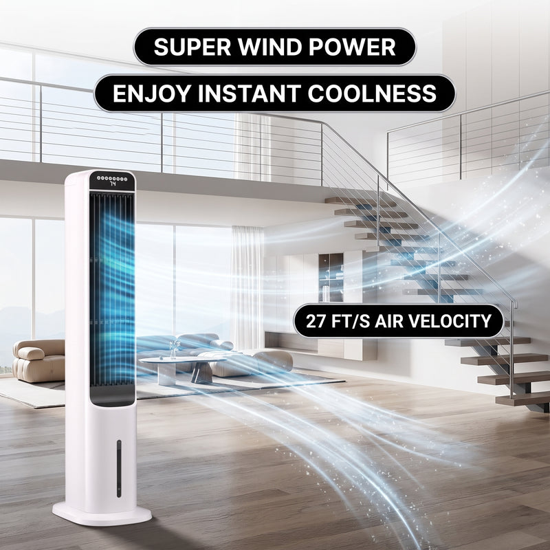 3-in-1 Evaporative Air Cooler Tower Fan with Remote Control - 9