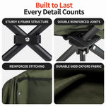 Oversized Camping Chairs 2 Pack – Extra-Large Folding Outdoor Chairs, Padded - 9