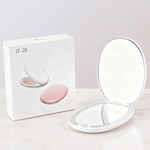 LED Travel Makeup Mirror – Rechargeable & Lighted - 9