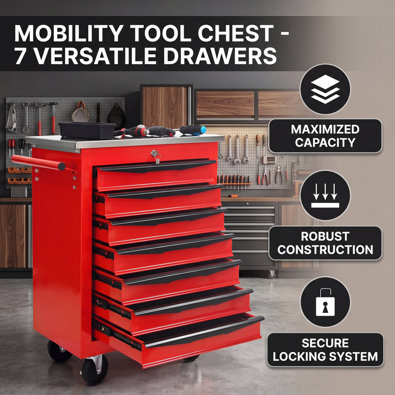 Portable Metal Tool Box Organizer – Compact & Large Options - 9