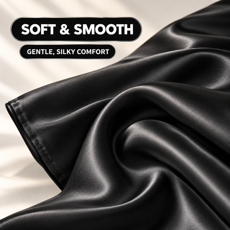 Body Pillowcase – Satin or Mulberry Silk, 20 x 54 in - 9
