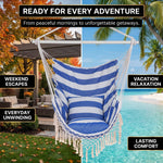 Boho Macramé Fringe Double Hammock Swing – Ultimate Comfort & Style - 9