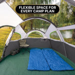 5–8 PERSON FAMILY DOME CAMPING TENT – WATERPROOF OUTDOOR TENT WITH RAINFLY & CARRY BAG - 9