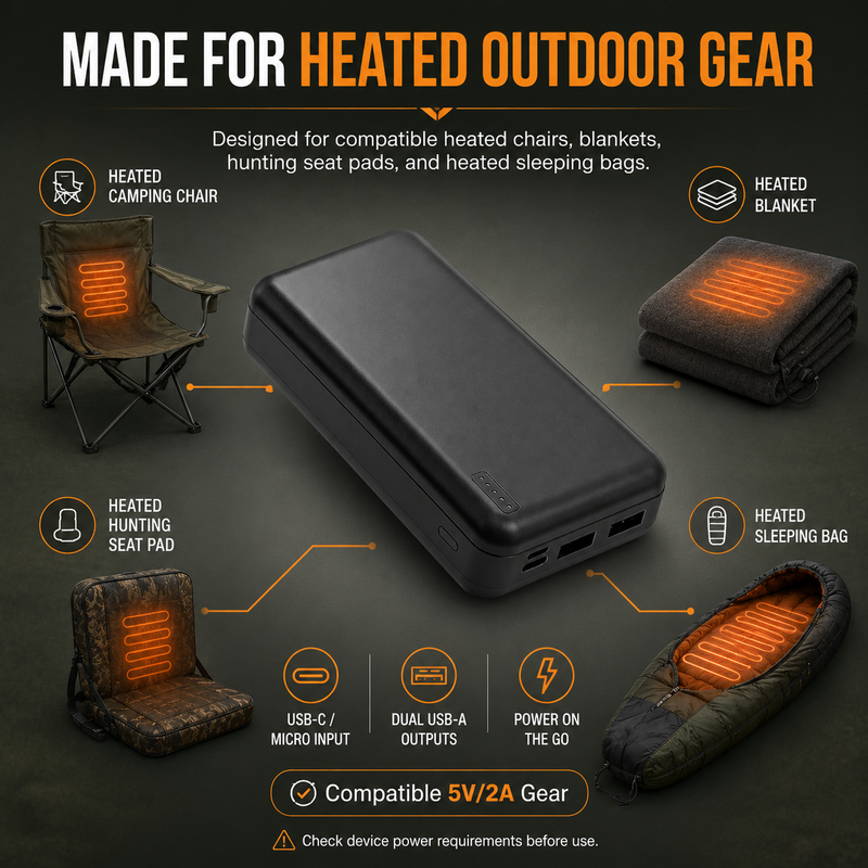 Portable Adjustable Hunting Chair with Swivel & Heated - 9