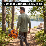 Outdoor 4-Piece Folding Chair and Table Set – Perfect for Camping and Picnics - 9