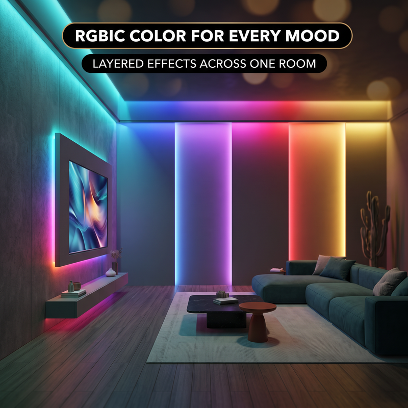 LED STRIP LIGHTS – RGBIC, APP CONTROL & MUSIC SYNC - 9