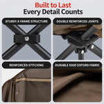 Oversized Camping Chairs 2 Pack – Extra-Large Folding Outdoor Chairs, Padded - 9
