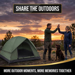 2-4 PERSON LIGHTWEIGHT BACKPACKING DOME CAMPING TENTS - 9