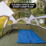 5–8 PERSON FAMILY DOME CAMPING TENT – WATERPROOF OUTDOOR TENT WITH RAINFLY & CARRY BAG - 9