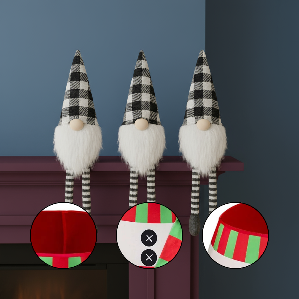 Christmas Gnomes Decorations, Christmas Table Home Ornaments for Holiday Party Gifts