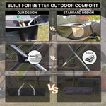 Premium Reclining Outdoor Camping Chair – Adjustable Comfort Seat - 9