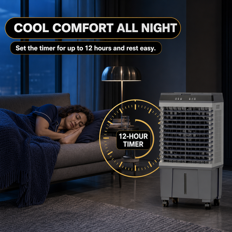 3-in-1 Evaporative Air Cooler Tower Fan with Remote Control - 9