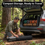 Lightweight Aluminum Folding Camping Table – Portable Roll-Up Outdoor Picnic Table with Carry Bag - 9