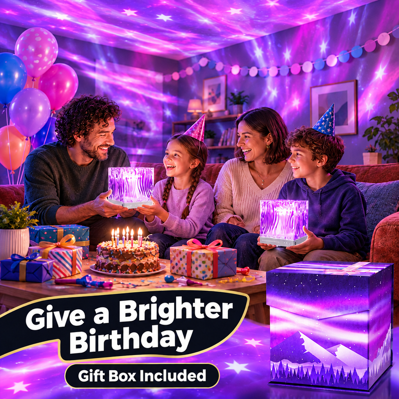 SUNSET LAMP & NORTHERN LIGHTS PROJECTORS WITH REMOTE - 9