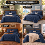 BEDDING SETS – 7-PIECE COMFORTER SET WITH SHEETS - 9