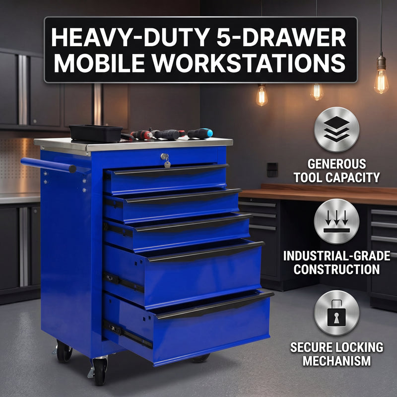 Portable Metal Tool Box Organizer – Compact & Large Options - 9