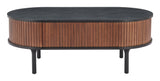 Koriana Coffee Table Black & Walnut