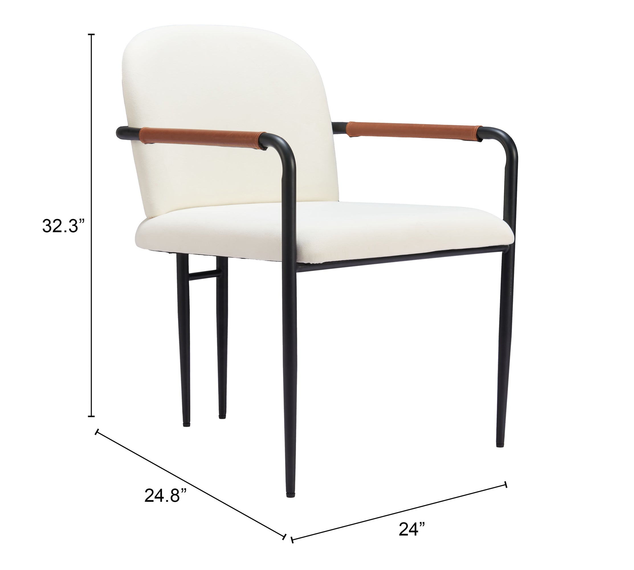 Sibu Dining Chair Cream