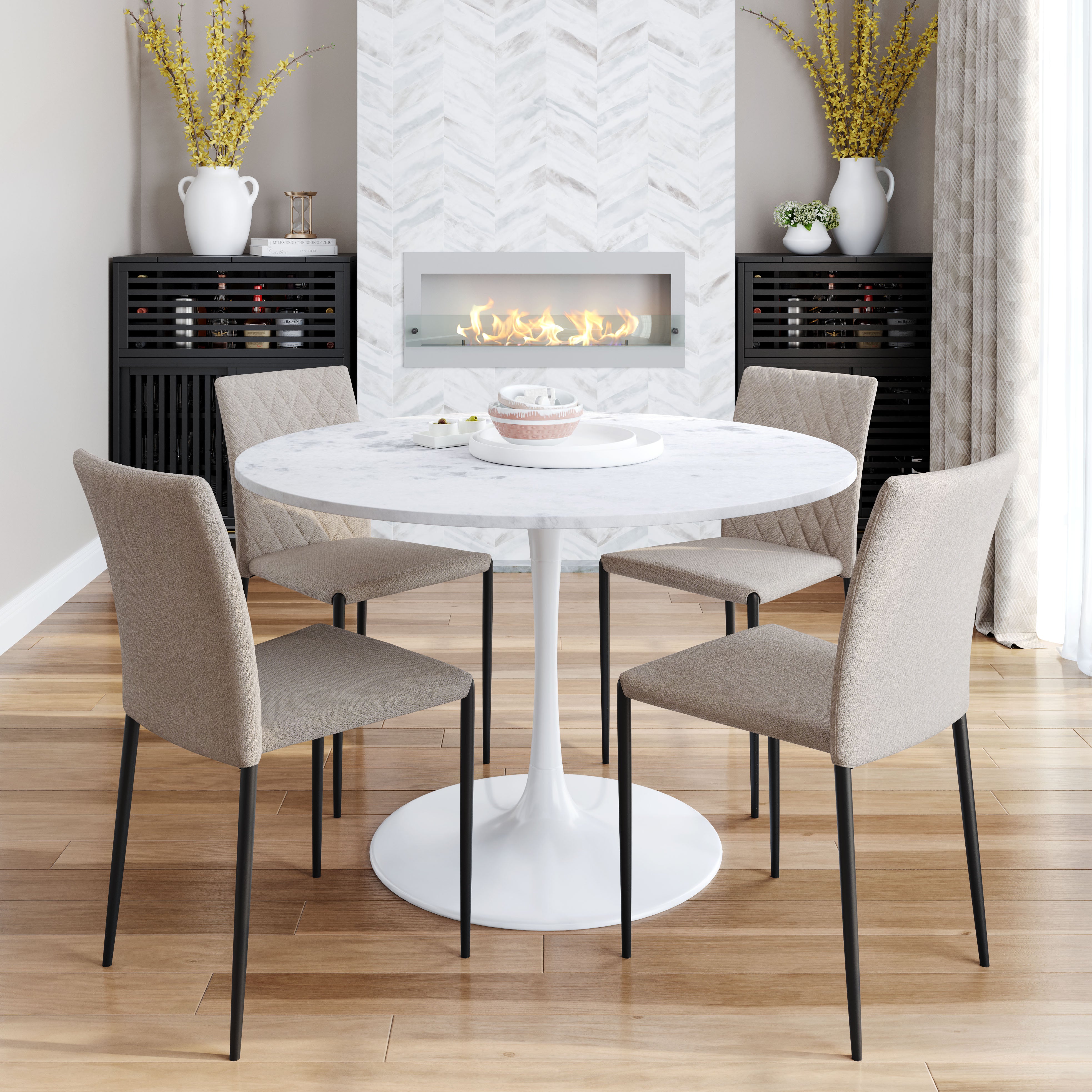 Phoenix Dining Table White