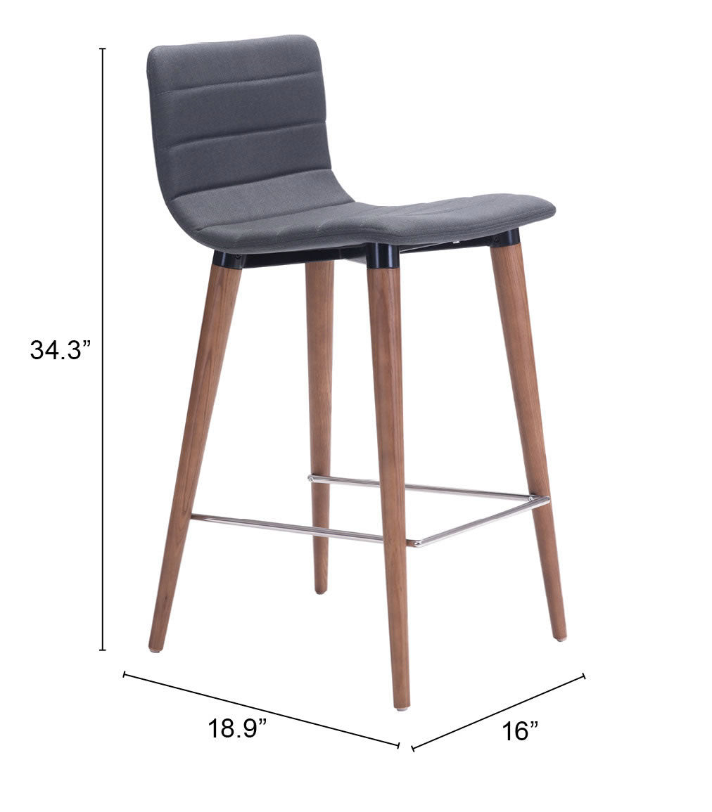 Jericho Counter Stool Gray