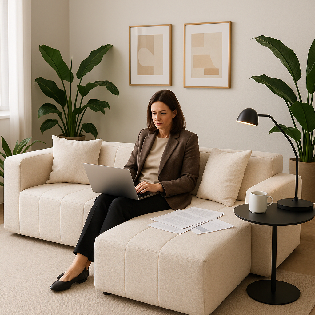 Ultimate Comfort Modular Deep Seat Sectional Sofa with Chaise - Premium Tufted L-Shape Living Room Furniture Set
