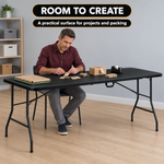 8 ft Heavy Duty Folding Table - 9k