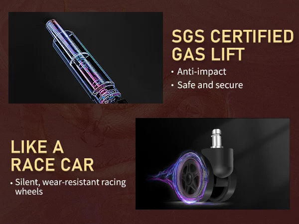 GTPLAYER Gaming Chair with Bluetooth Speakers, Footrest & Ergonomic Design, Dragon Series Video Game & Office Chair