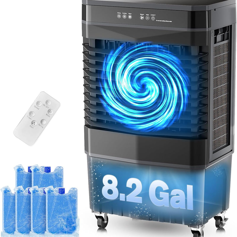 3-in-1 Evaporative Air Cooler Tower Fan with Remote Control