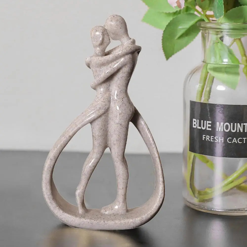 Abstract Couple Figurine