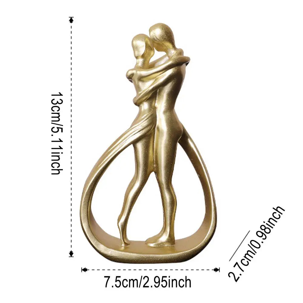 Abstract Couple Figurine