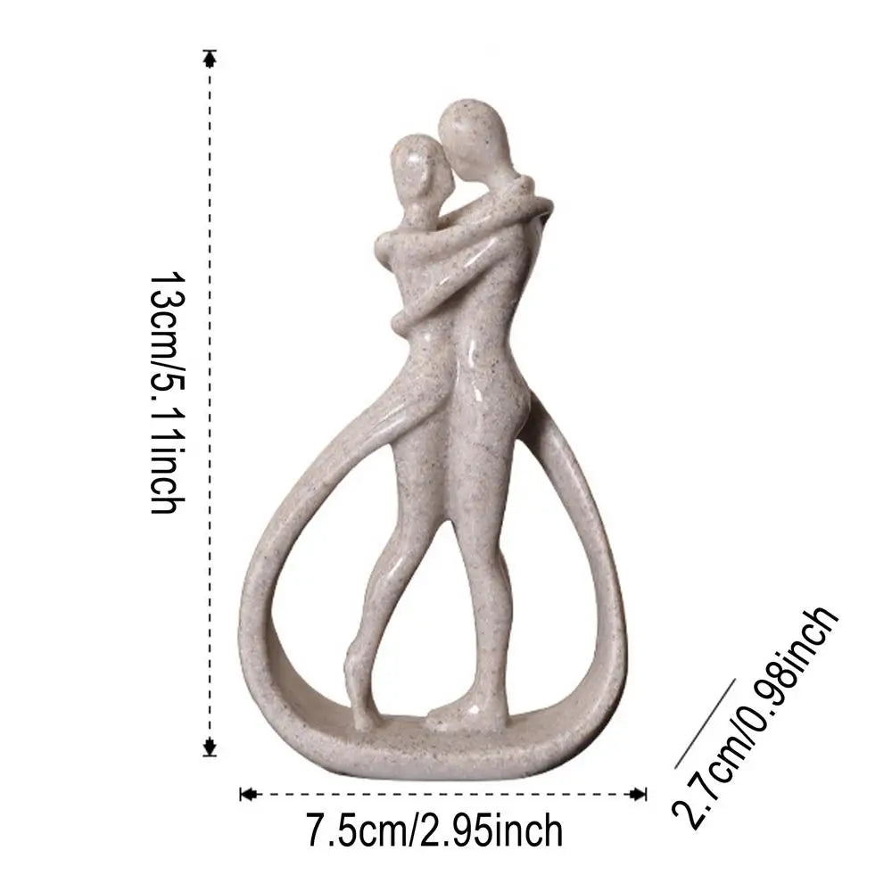 Abstract Couple Figurine