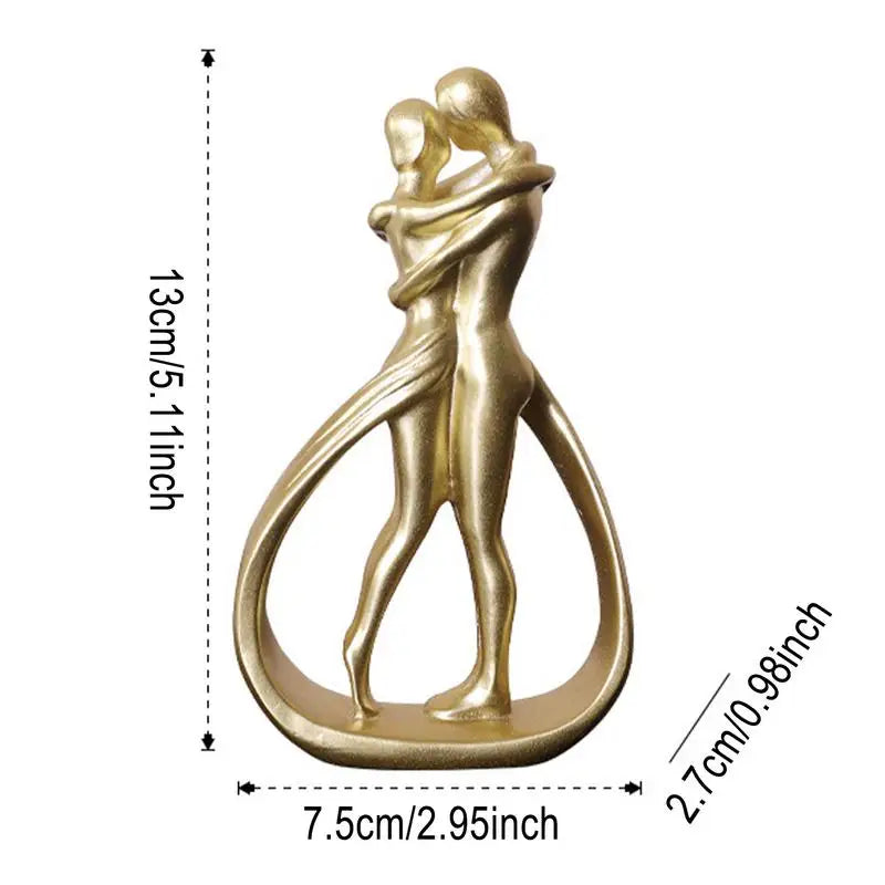 Abstract Couple Figurine