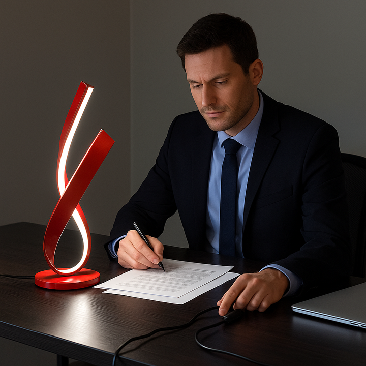 Abstract LED Table Lamp