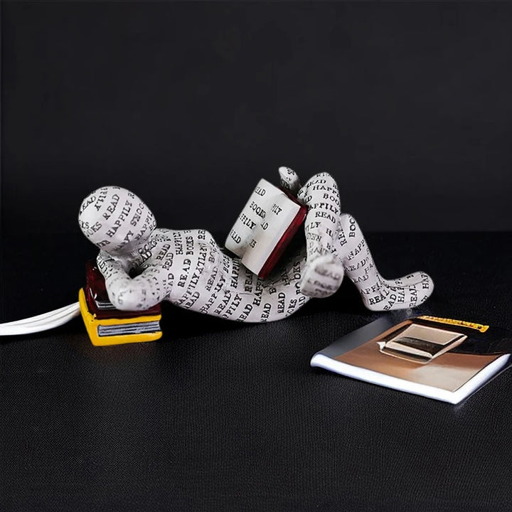 Abstract Reading Women Figurine