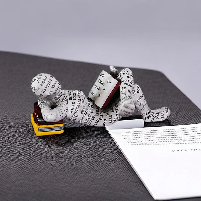 Abstract Reading Women Figurine