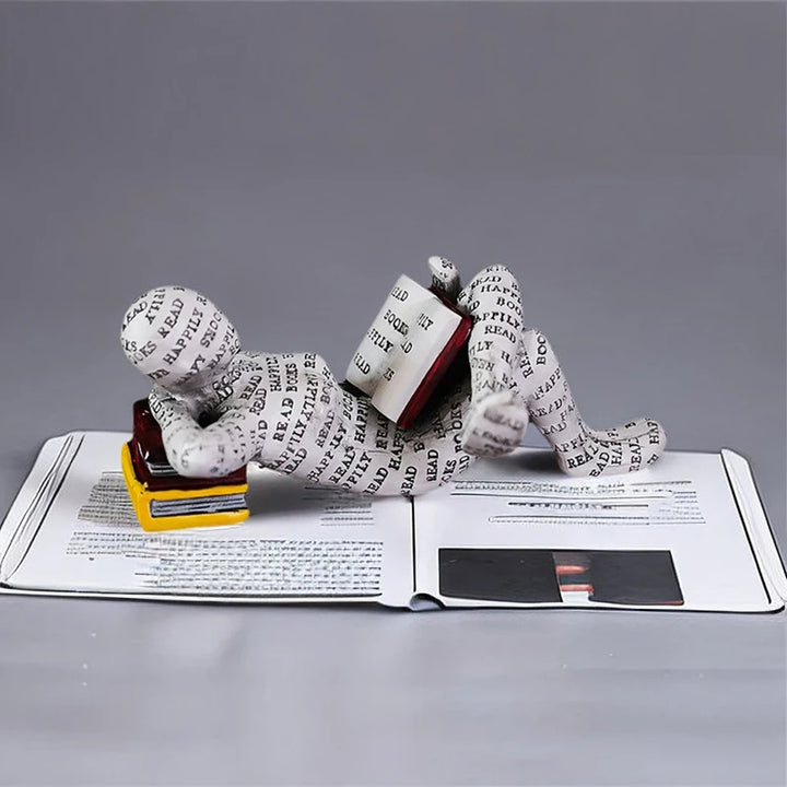 Abstract Reading Women Figurine