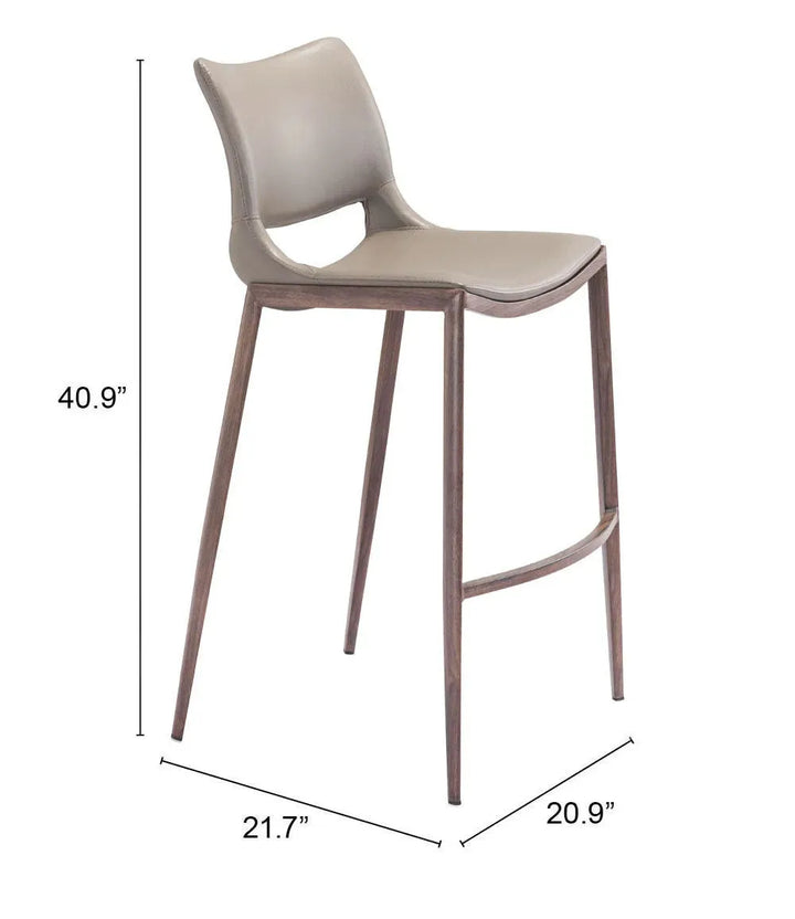 Ace Barstool Brown & Walnut