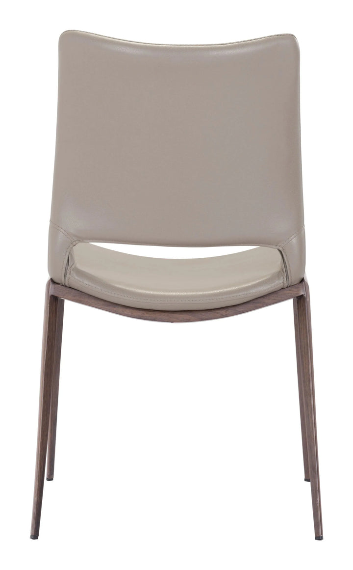 Ace Dining Chair Brown & Walnut