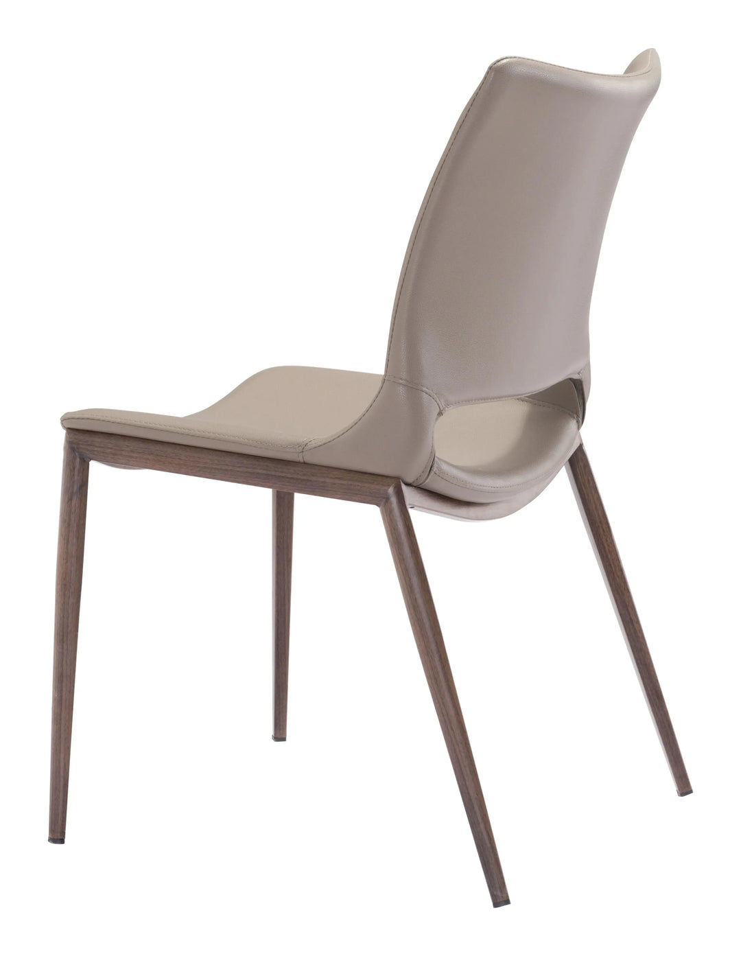 Ace Dining Chair Brown & Walnut